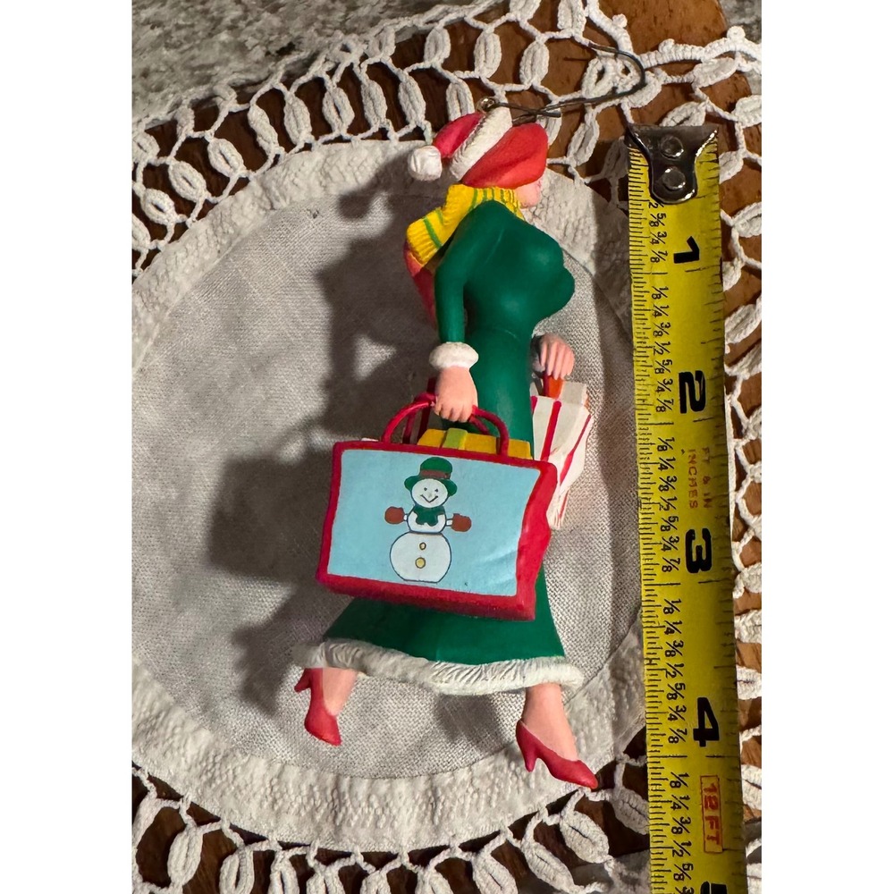 Vintage 1992 Disney Jessica Rabbit Christmas Ornament Shopping 4 Inch